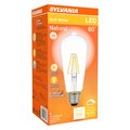 Sylvania Natural ST19 E26 (Medium) LED Bulb Soft White 60 W 40772